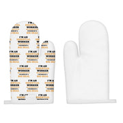 Essential Worker Oven Mitt - Funny Saying Oven Glove - Sarcastic Cooking Gloves