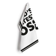 World's Greatest Boss Kitchen Towel - Best Boss Towel - Printed Waffle Towel