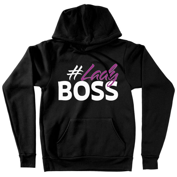 Lady Boss Hooded Sweatshirt - Girl Boss Hoodie - Graphic Hoodie