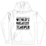 World's Greatest Teacher Hooded Sweatshirt - Vintage Hoodie - Best Teacher Hoodie