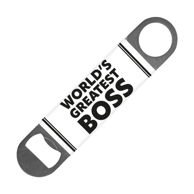 World's Greatest Boss Bottle Opener - Best Boss Beer Opener - Printed Bottle Opener