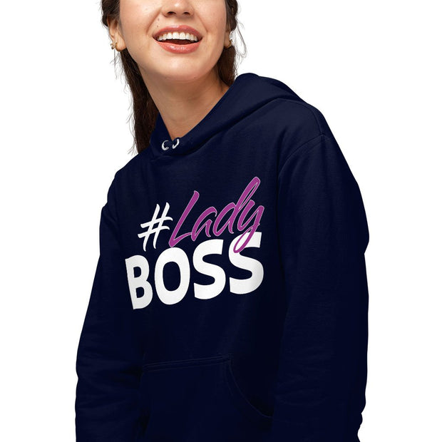 Lady Boss Hooded Sweatshirt - Girl Boss Hoodie - Graphic Hoodie