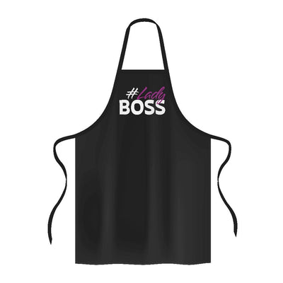 Lady Boss Apron - Girl Boss Cooking Apron - Graphic Apron for Women