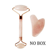 Crystal Natural Face Massage Jade Roller Rose Slimmer Lift Wrinkle| dalucyah.com