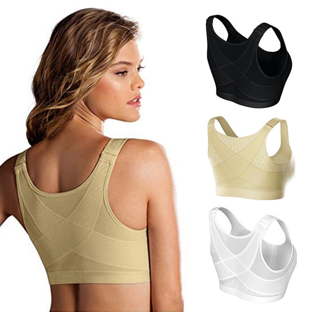 Women Cross Back Breathable Bras