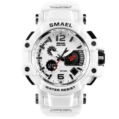 Waterproof White Sport LED Digital Watch