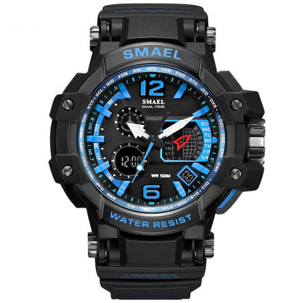 Waterproof White Sport LED Digital Watch