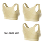 Women Cross Back Breathable Bras