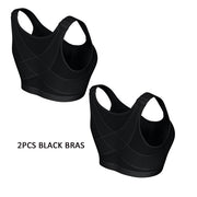 Women Cross Back Breathable Bras