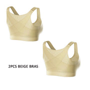 Women Cross Back Breathable Bras