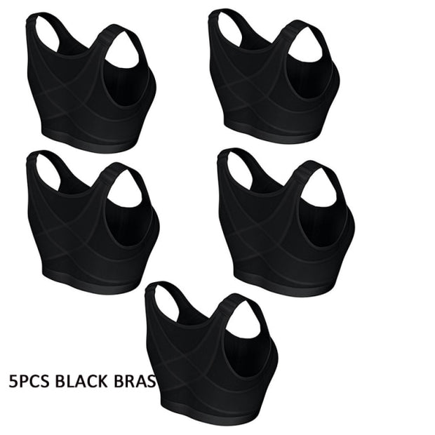 Women Cross Back Breathable Bras