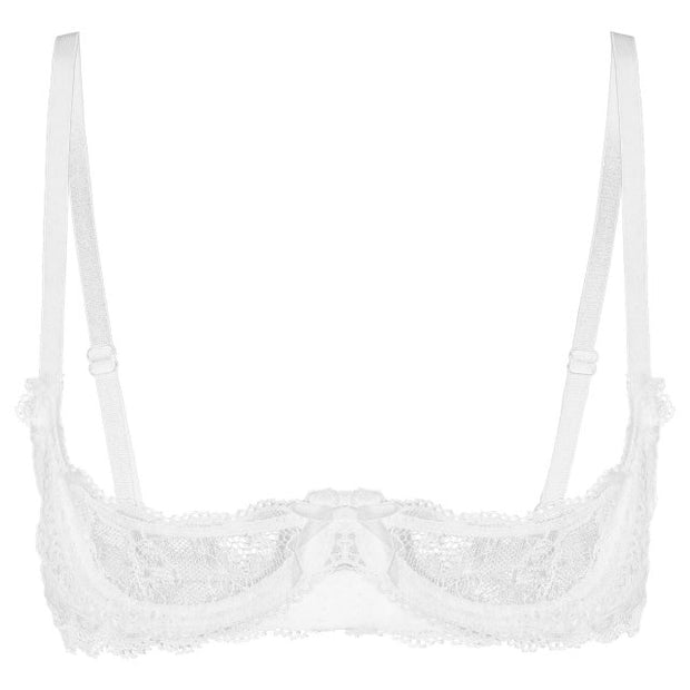 Women See Through Sheer Lace Bra